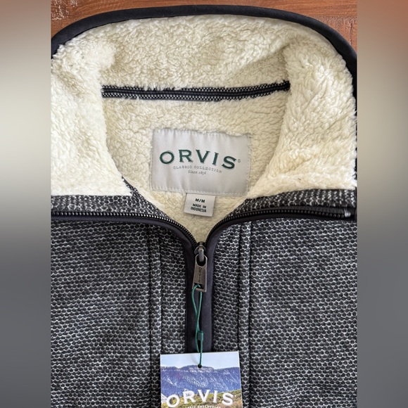 ORVIS 1/4 Zip Pullover !  Fully Lined! NWTS!  M - Picture 6 of 7